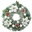 26200 Christmas wreath with ornaments 30 cm