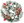 26192 Christmas wreath with ornaments 20 cm
