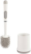 Ruhhy 25881 Silicone toilet brush, white - Toilet Brush