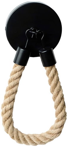 Pronett XJ5322 Wall mounted jute holder for toilet paper - Toilet Paper Holder - Main image