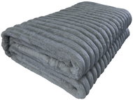 4sleep Microplush blanket 160 × 200 cm Viola, grey - Blanket
