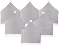 Verk 26093 Christmas chair covers Santa Claus 6 pcs, grey - Chair Cover