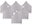 26093 Christmas chair covers Santa Claus 6 pcs, grey