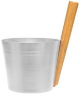 RENTO Saunový kbelík aluminium 5 l - Vědro do sauny