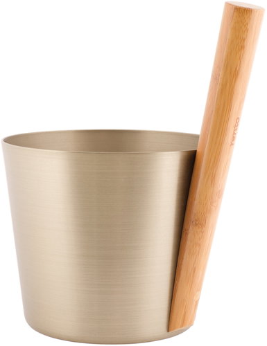 RENTO Sauna bucket AL 5 l, champagne - Sauna Bucket - Main image