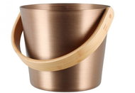RENTO Sauna bucket aluminium 5 l, champagne - Sauna Bucket