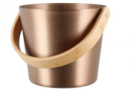 RENTO Sauna bucket aluminium 5 l, champagne - Sauna Bucket - Main image