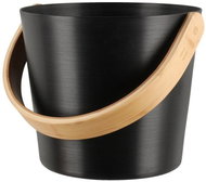 RENTO Sauna bucket aluminium 5 l, black - Sauna Bucket