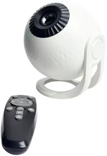 VERK 18313 Éjszakai égbolt, sarki fény és galaxis projektor 4K, fehér - Fényprojektor - Fő fotó