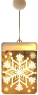 Verk 26014 Závěsná vánoční 3D LED dekorace - Svítící vločka - Vánoční dekorace