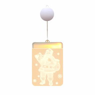 Verk 26016 Hanging Christmas 3D LED decoration - Santa Claus - Christmas Decoration