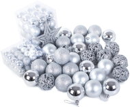Verk 26011 Set of Christmas decorations 100 pcs, silver - Christmas Ornaments