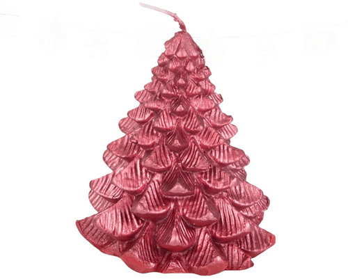 Verk 26232 Christmas decoration - candle, pink tree - Christmas Decoration - Main image
