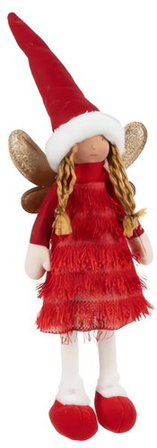 Ruhhy 22346 Christmas decoration angel 40 cm red - Christmas Decoration - Main image