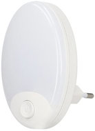 Garsaco Night light for socket with switch 1 W, GSC, white oval, warm light colour - Night Light