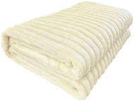 4sleep Mikroplyšová deka 220 × 200 cm Viola, smetanová - Deka