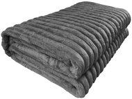 4sleep Microplush blanket 220 × 200 cm Viola, dark grey - Blanket