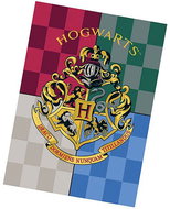 CARBOTEX Fleece blanket 140 × 100 cm, Harry Potter - Hogwarts - Blanket