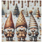 4sleep Christmas pillowcase 45 × 45 cm with zipper - Elves - Pillowcase
