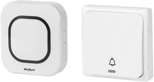 REBEL URZ3264 vezeték nélküli csengő - 230 V, fehér - Csengő - Fő fotó