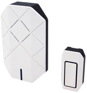 Garsaco Battery operated GSC wireless doorbell - set 1 button and 1 receiver, white - Doorbell
