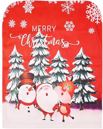 Verk 26267 Chair cover Merry Christmas, red - Chair Cover - Main image