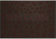 Pronett XJ5673 Outdoor rubber mat 40 × 60 cm, black-red - Doormat