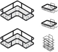 Verk 27419 Set of wall shelves, 5 pcs, black - Shelf