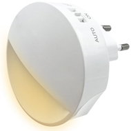 Entac Night light for socket with dusk sensor and switch, 0.8 W, daylight colour - Night Light