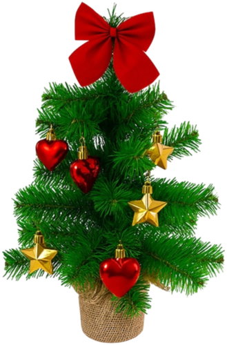 Ruhhy 26466 Artificial Christmas tree with ornaments 45 cm Main image Ruhhy 26466 Artificial Christmas tree with ornaments 45 cm - Christmas Decoration - Main image