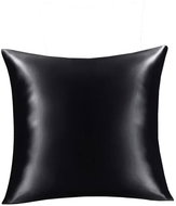 4sleep Saténový povlak 40 × 40 cm, černý - Povlak na polštář