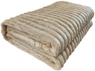 4 sleep Microplush blanket 160 × 200 cm Viola, beige - Blanket