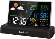 MalTec Időjárás állomás színes kijelzővel, vezeték nélküli, fekete - Időjárás állomás