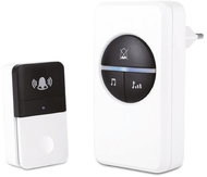 Garsaco Home wireless doorbell GCS 1 battery-free button and receiver, white-black - Doorbell