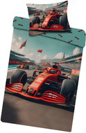 Jerry Fabrics Double-sided bedding 140 × 200 cm - Formula 1 on the circuit - Bed Linen