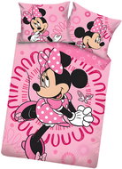 Jerry Fabrics Reversible bed linen pink 140 × 200 cm - Minnie Mouse - Bed Linen