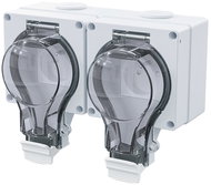 Solight Double socket IP66, waterproof and dustproof - Socket