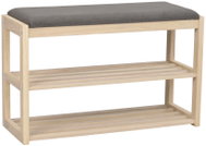 Rowico Shoe rack with bench Confetti, 80 cm, oak - Shoe Rack
