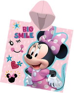 JERRY FABRICS Baby poncho 55 × 110 cm - Minnie mouse/Big smile - Towel Poncho