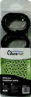 DuraHome Hooks for bathroom curtains, black, 12 pcs - Rings
