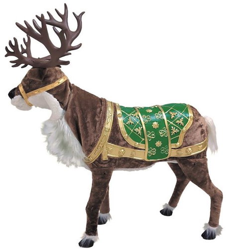 FUNNYFASHION Christmas reindeer, moving with sound, 135 cm - Christmas Decoration - Main image