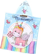 Jerry Fabrics Baby poncho 60 × 120 cm - Happy Birthday - Towel Poncho