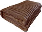 Blanket 4sleep Microplush blanket 220 × 200 cm Viola, brown - Deka
