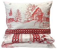 Kaptan Christmas bed linen Festive mix 140 × 200, 70 × 90 cm - Bed Linen