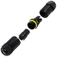 Garsaco Waterproof cable connector for two 3-core conductors 0,5 - 1,5 mm, IP68, total 5 - 10 mm - Cable Connector