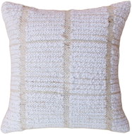 Raavi Hand woven natural wool and jute pillow - Pillow