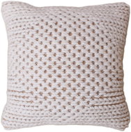 Raavi Pillow SEBAKWE made of real wool and jute, 45 × 45 cm - Pillow