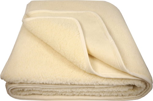 4sleep Sheep wool blanket Natur 160 × 200 cm - Blanket - Main image
