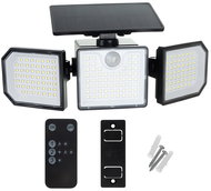 Izoxis 24633 Solar 167 LED lighting with PIR motion and dusk sensor, IP65, 500 lm, 1800 mAh - Motion Sesnor