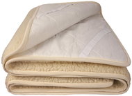 4sleep Natur sheep wool top mattress, 90 × 200 cm - Topper